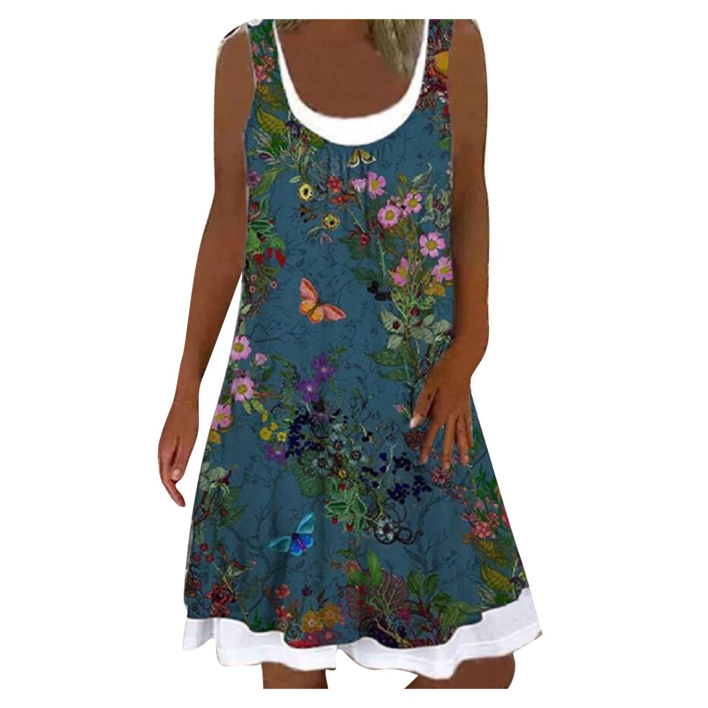 👗【Sleva 50 %】💖【S-5XL】Nové módní ležérní dámské šaty z roku 2026, tištěný vzor, vhodné pro různé příležitosti