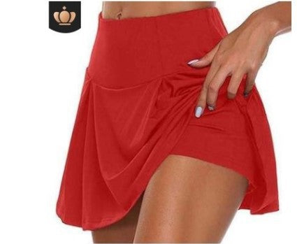🎾【S-5XL】Dámské dvoudílné sportovní falešné fitness šaty