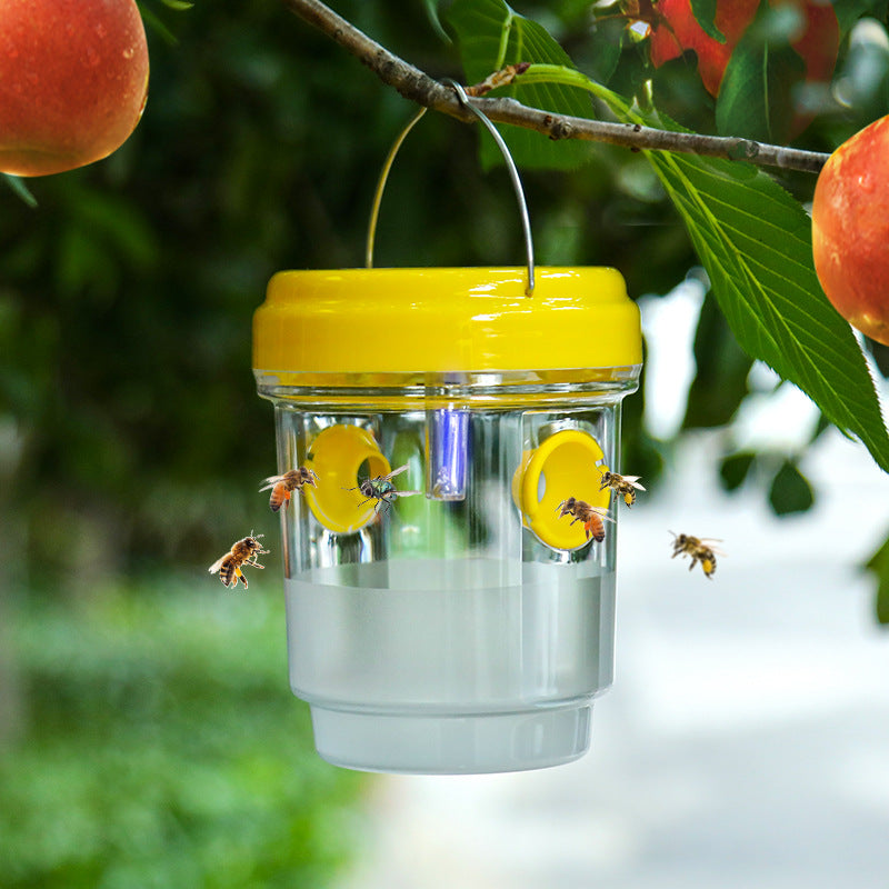 🐝☀️ Trampa solar para avispas para terraza y jardín 🔋🌿 – eficaz, recargable y resistente a la intemperie – sin productos químicos, para hasta 500 m² – ¡ahorra ahora!