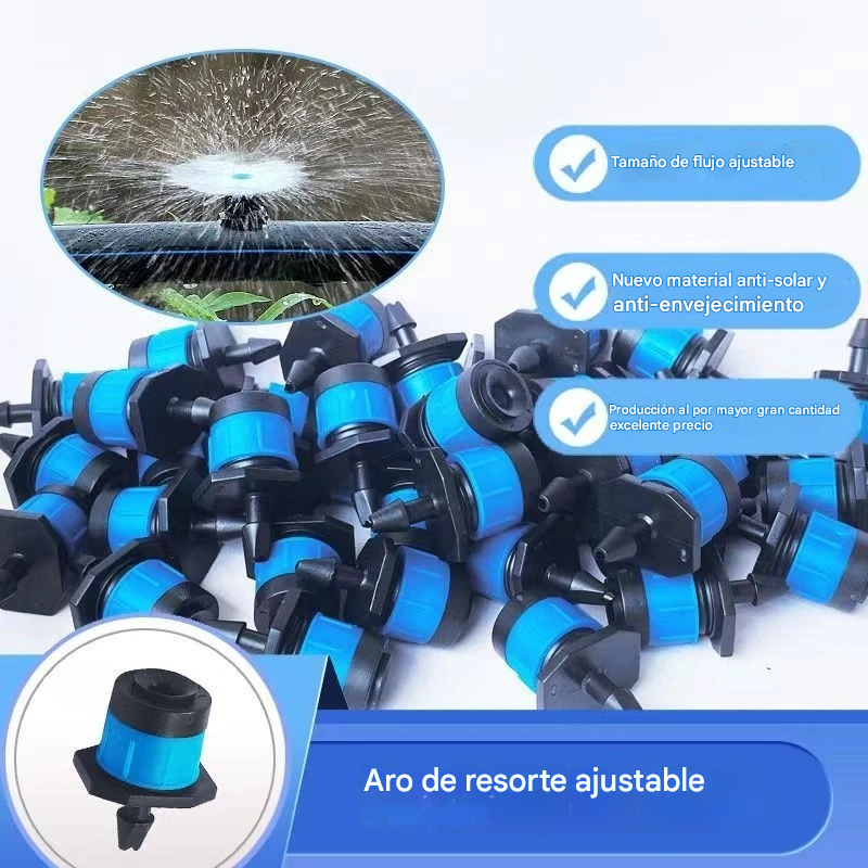 🔥【Oferta por tiempo limitado】100 goteros de riego ajustables💧 – ¡Ahorra agua, aumenta la producción!
