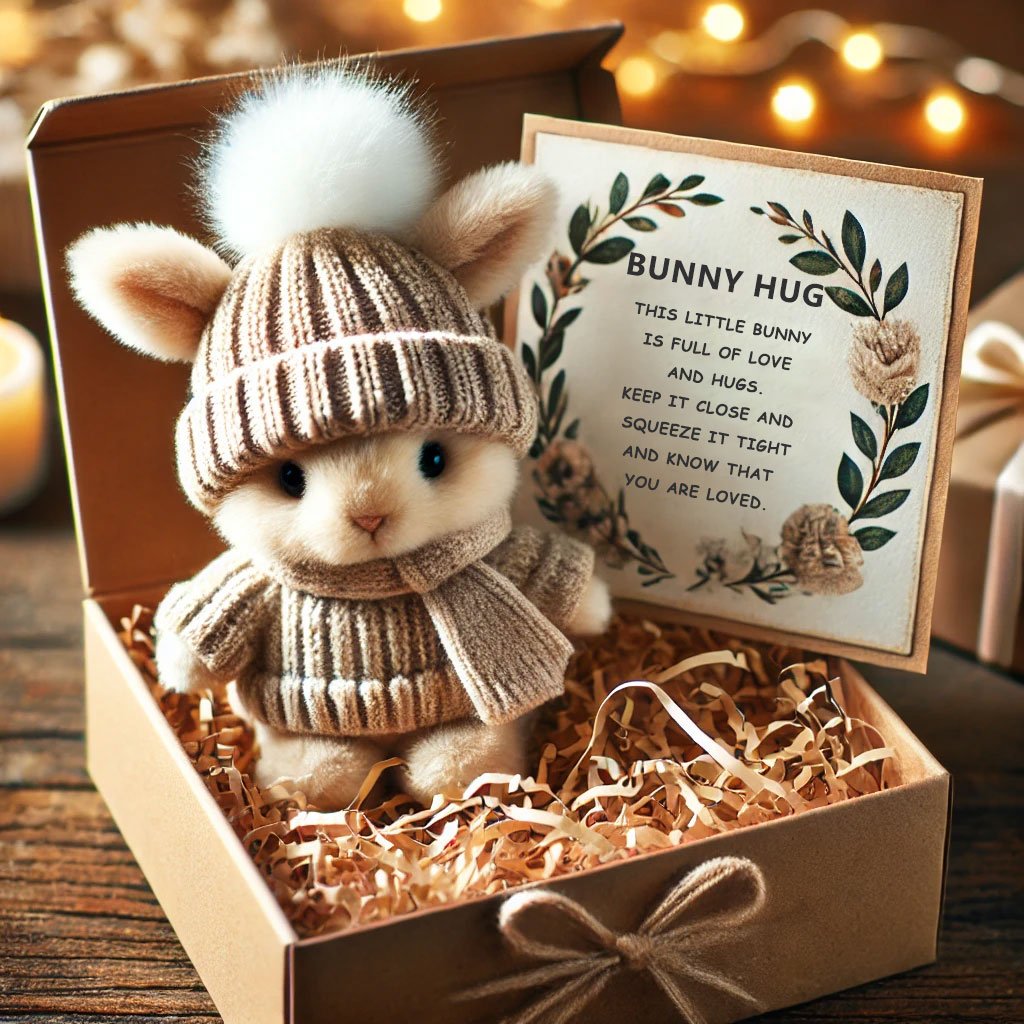 🎉Týdenní speciální slevy🐇Mini objetí zajíčka, ručně vyráběné, roztomilé velikonoční dárky🎁