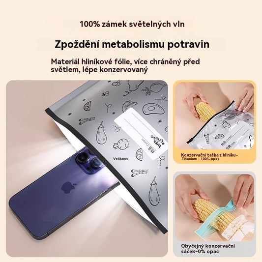 🥩【60 ks】Sáčky z hliníkové fólie vhodné do chladničky i mrazničky