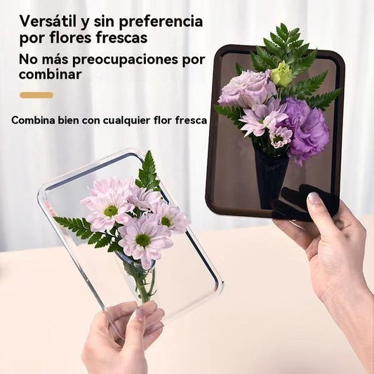 🔥【Compre 1 y obtenga 1 gratis】Florero con marco de fotos de escritorio de alta calidad