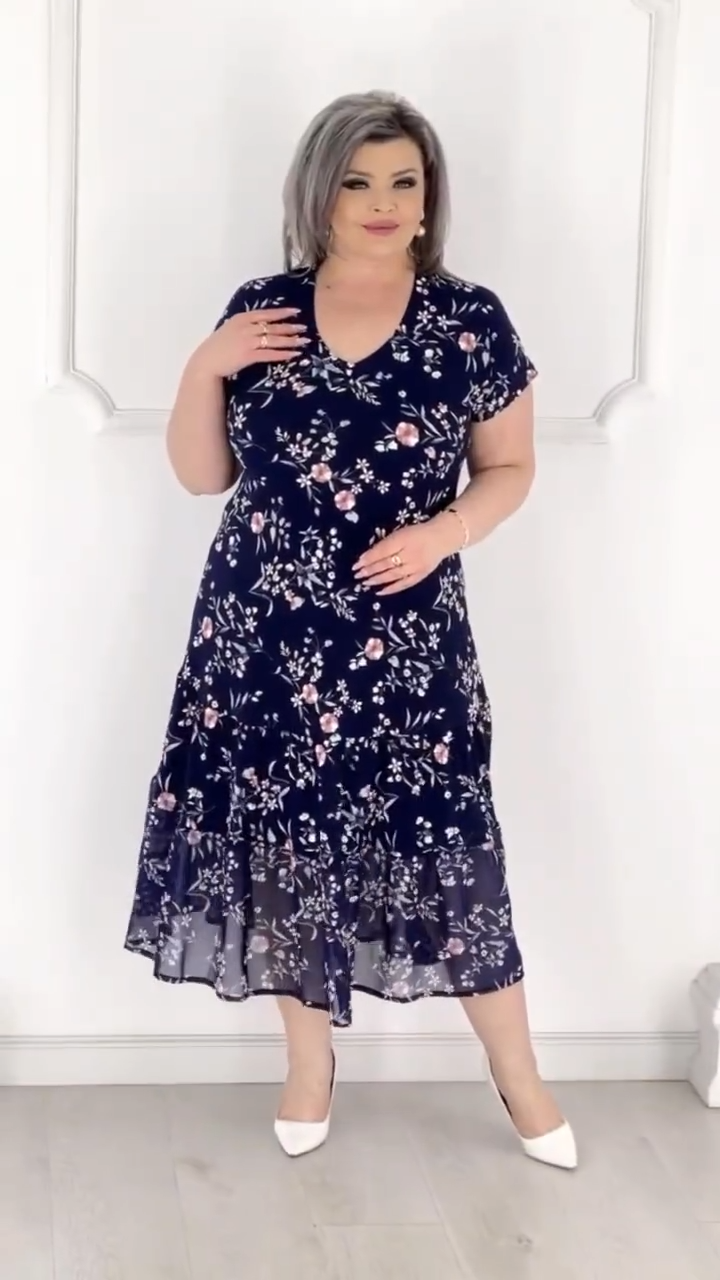 【🏆Προϊόντα με τις καλύτερες πωλήσεις】💟【S-5XL】👗Νέο φόρεμα μόδας, κλασικό, κομψό και απλό σχέδιο