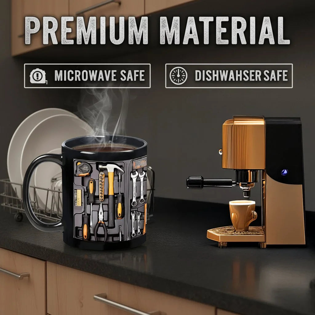 🔥【Propagace】☕Hrnek s nářadím Ultimate Mechanic