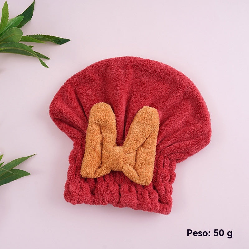🔥🎀🛀Gorro de ducha a prueba de golpes, de secado rápido y con champú súper absorbente😍