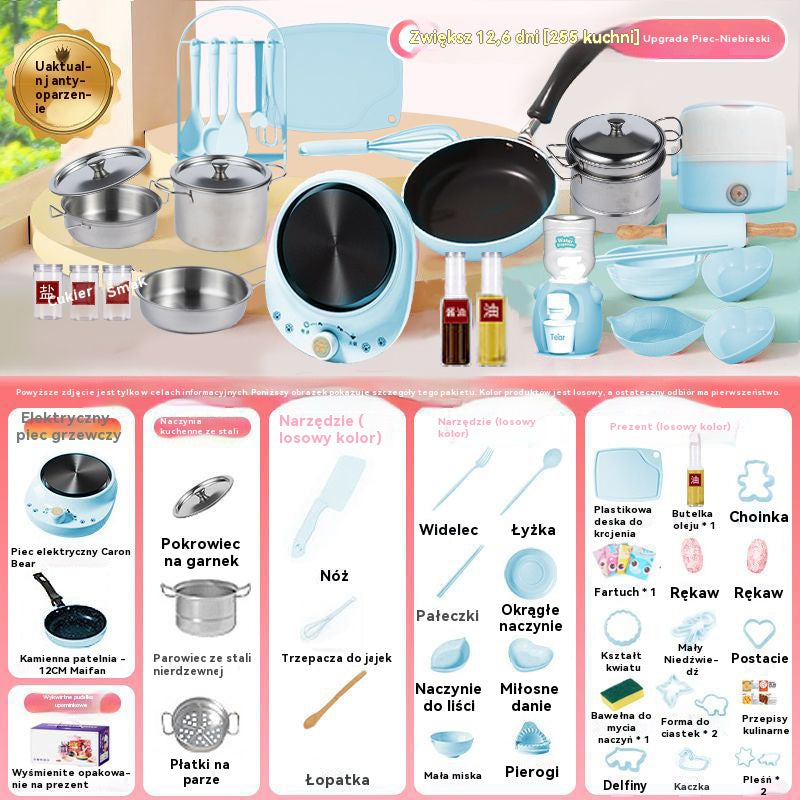 🎁 Najlepszy prezent dla dzieci 🍳 Małe zabawki kuchenne dla dzieci - 4187946