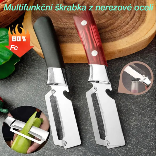 💥Kupte 1, dostanete 1 zdarma💥🔪Multifunkční škrabka z nerezové oceli🧅