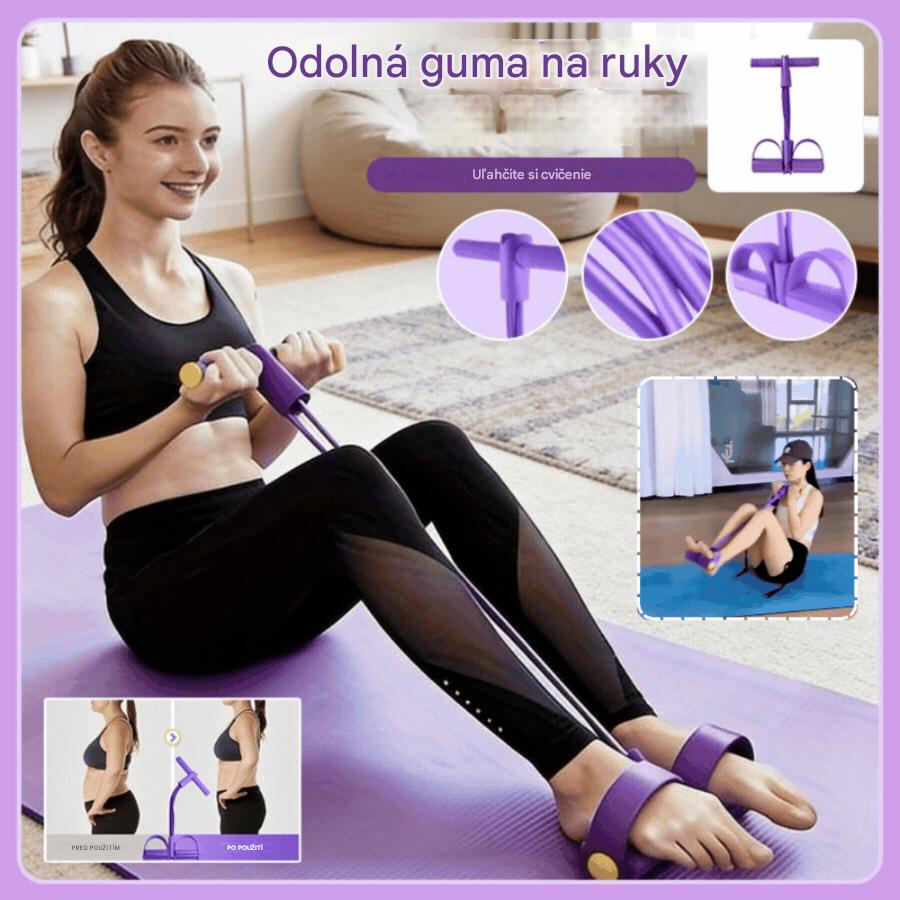 💜 50% sleva 💜 Odporový pás ve stylu pedálu, fitness lano, přenosné fitness lano