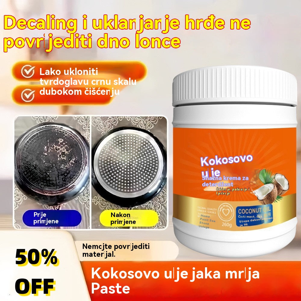 🥘🧼【Kupite 1, dobijte 1 gratis】Višenamjenska krema za čišćenje kućanstva za uklanjanje ulja, hrđe i kamenca.Višenamjenski, s jakim mogućnostima čišćenja i uklanjanja kamenca. - 4228216