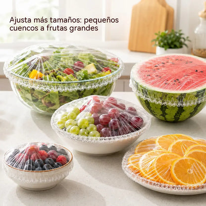 【2 bolsa, 200 piezas】Tapa de frescura desechable de grado alimenticio