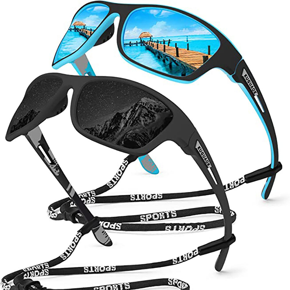🚵‍♂️😎 【50% zniżki 🔥】🕶⚡ Męskie sportowe okulary przeciwsłoneczne, polaryzacyjne, z prawdziwą lustrzaną soczewką, nowoczesne i odporne na kurz, idealne do jazdy na rowerze na świeżym powietrzu
