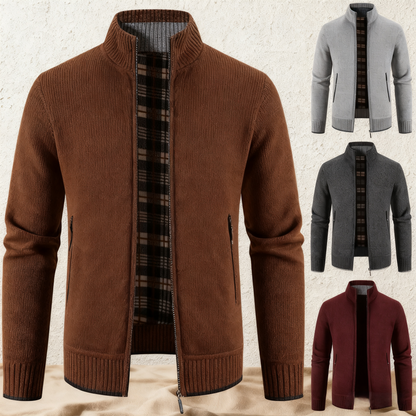 ❄️⛄️【M-3XL】Męska bluza z golfem i zamkiem błyskawicznym, casualowa, dzianinowa