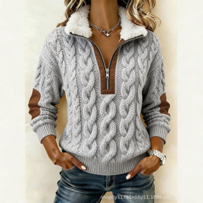 🏆【S-3XL】Niespodzianka na ograniczony czas: 50% zniżki!🔥🔥 Bluza z długim rękawem i nadrukiem oraz futrzany kardigan - 4221648