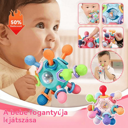 🎁【Vásárolj 1-et, kapsz 1-t ingyen】👶👶Tökéletes ajándékok fiúknak és lányoknak: Szenzoros fogzást fejlesztő játékok kisgyermekeknek - 4209587