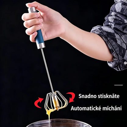 540 Kč【2dílná sada】Poloautomatický šlehač vajec z nerezové oceli