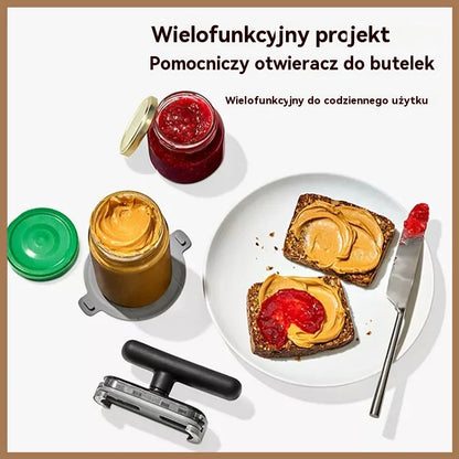 🔥【Kup 1, otrzymaj 1 gratis】Wielofunkcyjny otwieracz do butelek z antypoślizgową powierzchnią do kuchni i gospodarstwa domowego -  4185388