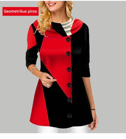 🔥【S-5XL】Wygodna i stylowa koszulka 3D z okrągłym dekoltem i nadrukiem w świątecznym stylu-4160679