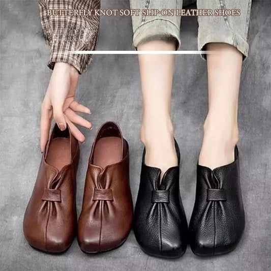 👡【35-42】Nové boty s mašlí a měkkou podrážkou z roku 2025