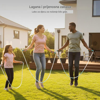 🏃【Kupite 1, dobijte 1 gratis】🌈 LED svjetleće uže za preskakanje za djecu - 4205402