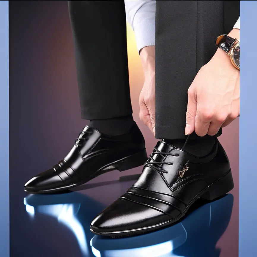 👞【38-48】Zapatos de negocios de cuero genuino para hombre nuevos de 2026