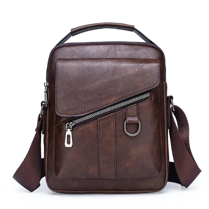 👜 Módní ležérní kožená taška z hovězí kůže pro muže