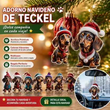 30%OFF🎄【9 piezas】🐕 Adornos navideños para el árbol con forma de cachorros
