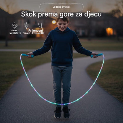 🏃【Kupite 1, dobijte 1 gratis】🌈 LED svjetleće uže za preskakanje za djecu - 4205402