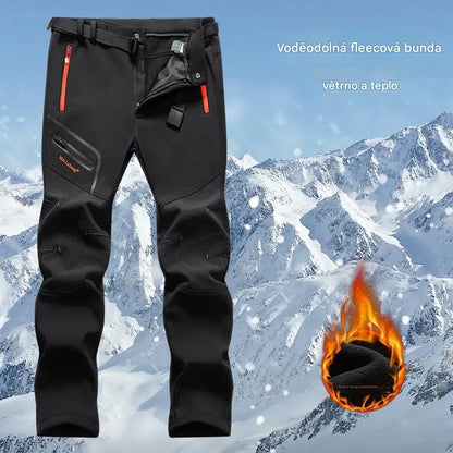 🏃‍♂️【S–5XL】2026 Nové pánské outdoorové kalhoty na podzim a zimu - teplé, fleecové, nepromokavé a větruodolné
