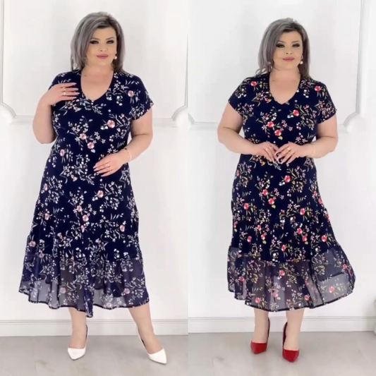 【🏆Προϊόντα με τις καλύτερες πωλήσεις】💟【S-5XL】👗Νέο φόρεμα μόδας, κλασικό, κομψό και απλό σχέδιο