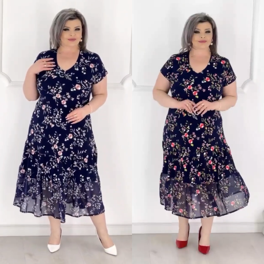 【🏆Προϊόντα με τις καλύτερες πωλήσεις】💟【S-5XL】👗Νέο φόρεμα μόδας, κλασικό, κομψό και απλό σχέδιο