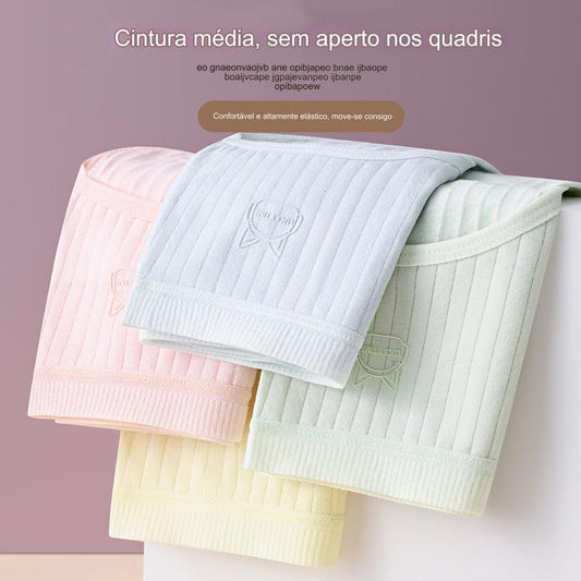 💖🔥【Paquete de 7】50% de descuento último día: bragas de algodón para mujer, de talle alto y antibacterianas_4309236