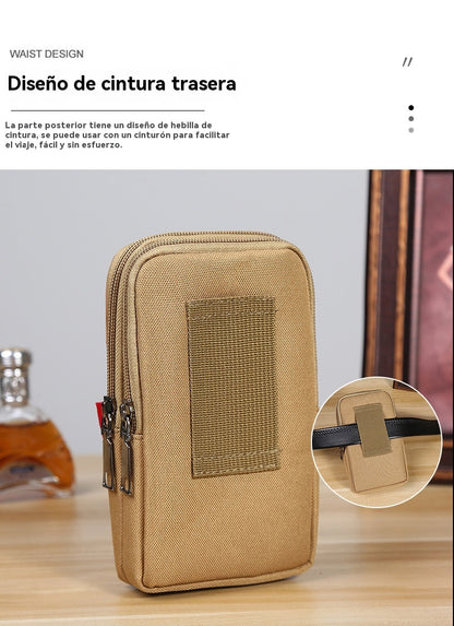 🔥 Bolsa casual de hombre para exteriores, bolsa de deporte para teléfono móvil