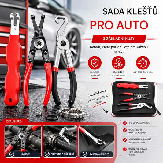 【3 kusy】Sada multifunkčních kleští pro opravy automobilů