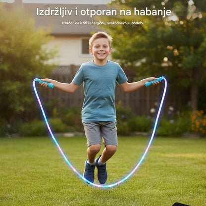 🏃【Kupite 1, dobijte 1 gratis】🌈 LED svjetleće uže za preskakanje za djecu - 4205402