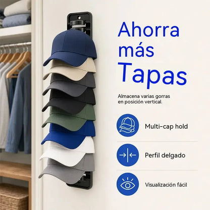 【2 piezas】Organizador de sombreros que ahorra espacio