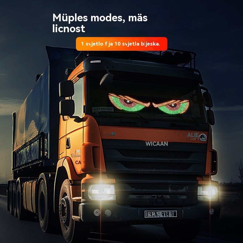 💡🎫 Mekan, tanak i fleksibilan LED zaslon za vaš automobil s mogućnošću prilagodbe - 4206935