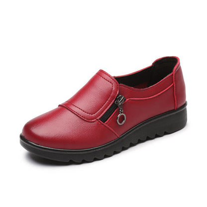 🔥👟【Tallas 35-41】Cómodos zapatos de mujer de piel auténtica, suela suave, antideslizante y resistente al desgaste, calidad garantizada.