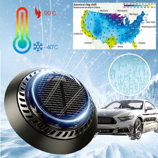 ⛄🚗【Zimowe niezbędniki】Odświeżacz powietrza do samochodu zasilany energią słoneczną, trwała ozdoba w postaci perfum do samochodu-4147011