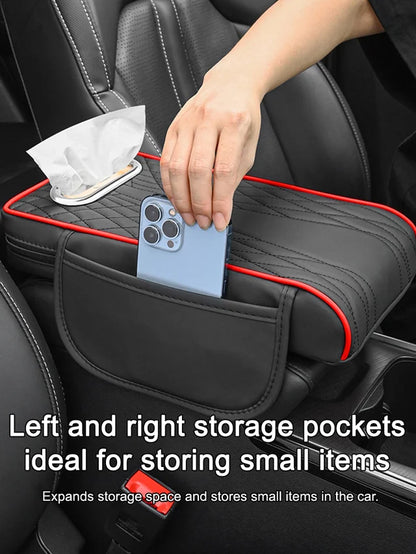 Τρία σε ένα πολυλειτουργικό δερμάτινο υποβραχιόνιο αυτοκινήτου