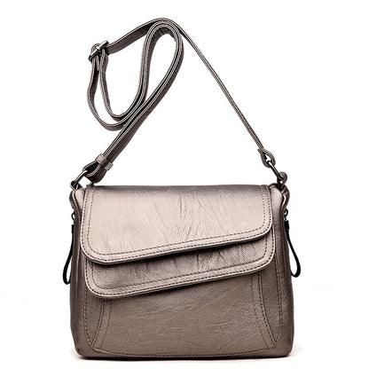 ✨👜 Este elegante bolso de hombro está hecho de cuero suave de alta calidad, ideal para salidas diarias y cómodas.