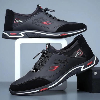 👞 Zapatos de negocios informales y transpirables para hombre de cuero genuino✅ Desodorante✅ Suela de cuero suave，De moda y versátil