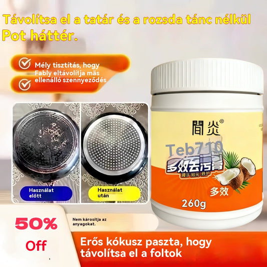 【Vásárolj 1-et, és kapsz még 1-et ajándékba】Multifunkciós háztartási tisztítókrém olaj, rozsda és vízkő eltávolítására. -