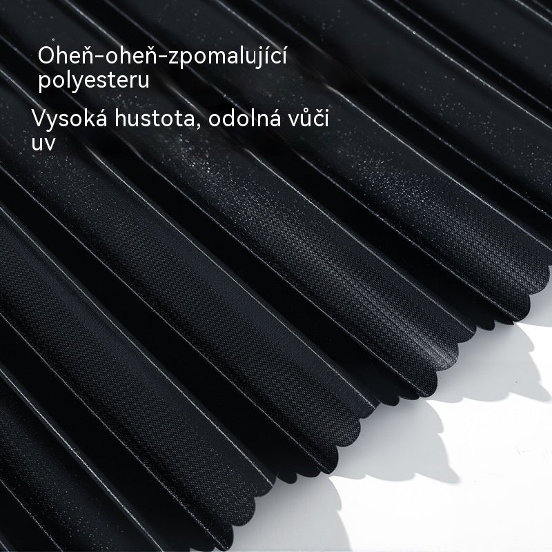 [Sada 4 kusů] Sluneční clona do auta s posuvnými lištami a funkcí tepelné izolace