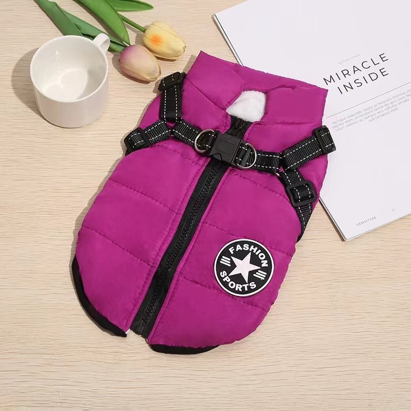 🔥🔥【S-5XL】Nové podzimní a zimní teplé oblečení pro psy ze silnější bavlny