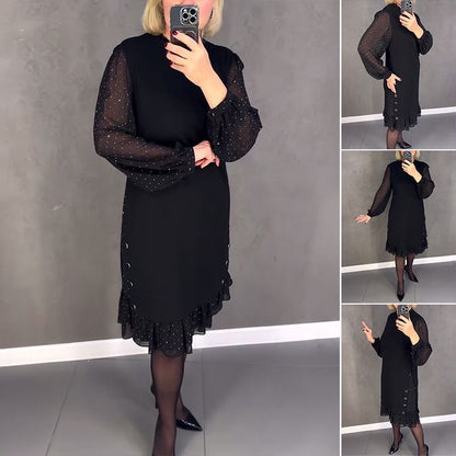 💖💖【S-5XL】🍁🍂Wysokiej jakości stylowa sukienka w nowym stylu na jesień i zimę