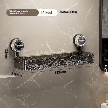 🍽️🧺🔥 Stojan na přísavky bez děrování, stylový vlnitý stojan na odpad, vhodný do kuchyně i koupelny