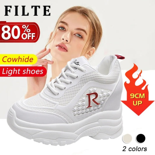 【35-40】👟 2025 nové prodyšné sportovní boty ze síťoviny, které zvyšují výšku-3957265