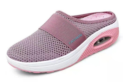 👡🛒【Nuevo producto a precio reducido】💖🎁【35-43】Zapatillas 2025 de malla hueca con amortiguación de aire y alta elasticidad para caminar sin cansar