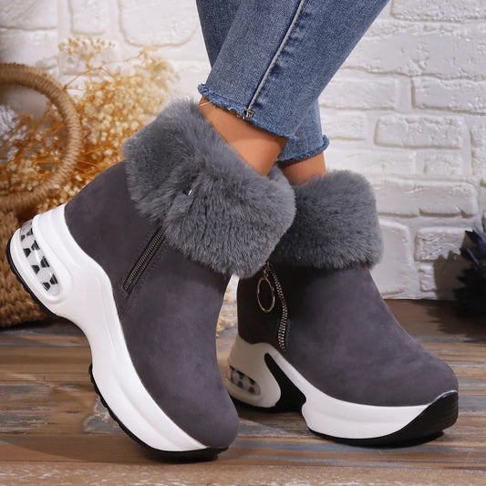 【35-43】💕Nové dámské zimní boty z měkké bavlny s tlustou podrážkou